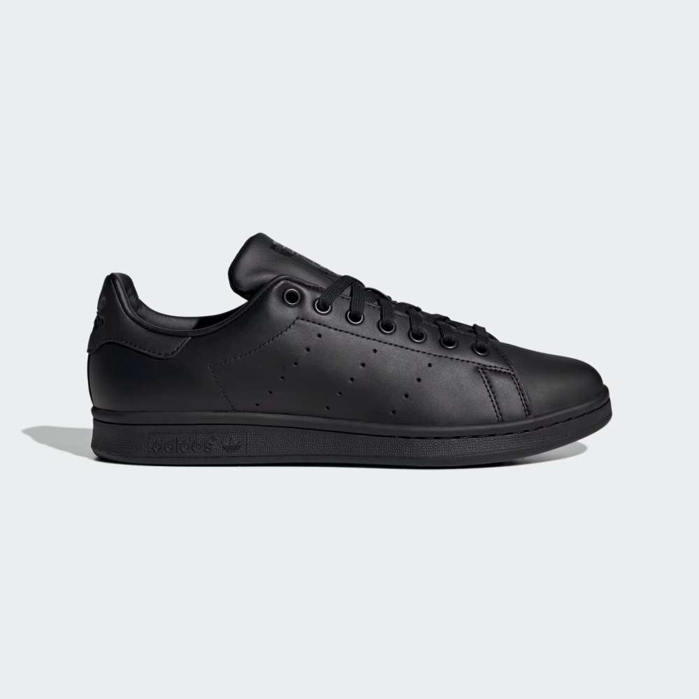 adidas stan smith black man shoes